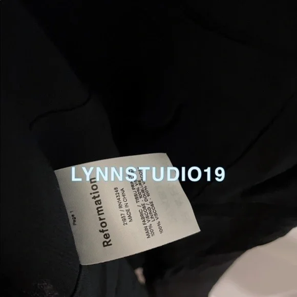 Reformation Juliette Dress Black - Picture 5 of 5